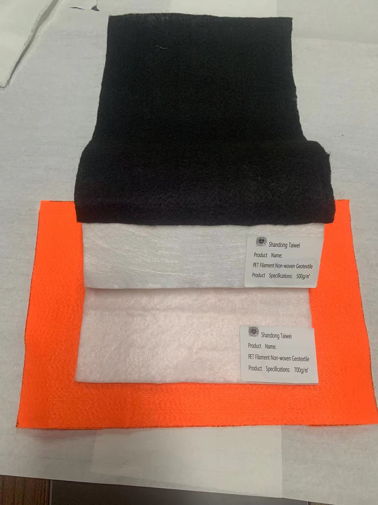Black Polypropylene Non-woven Geotextile
