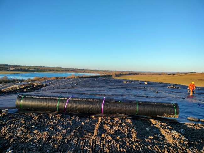 2 mm HDPE glad geomembraan